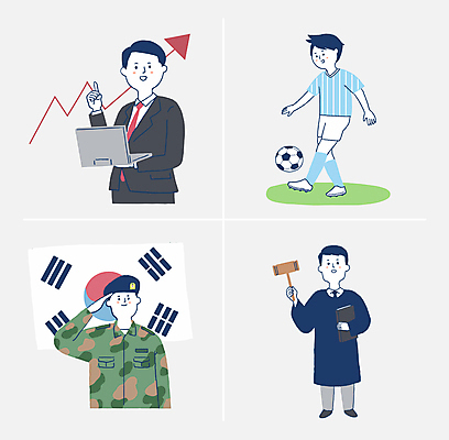 전신 남자 스포츠 일러스트 축구공 축구선수 직업캐릭터 들기 여러명 성인 경제 노트북 컬러풀 군인 전문직 주식 태극기 판사 상승 의사봉 경례 애널리스트 성인남자만 일러캐릭터 AI파일 직업 캐릭터 컬러 다수 컨셉 공 축구용품 모션 운동선수 사람 금융 전자제품 축구 인사 국기 법률가 국군 남자만 성인만 파일형식 벡터