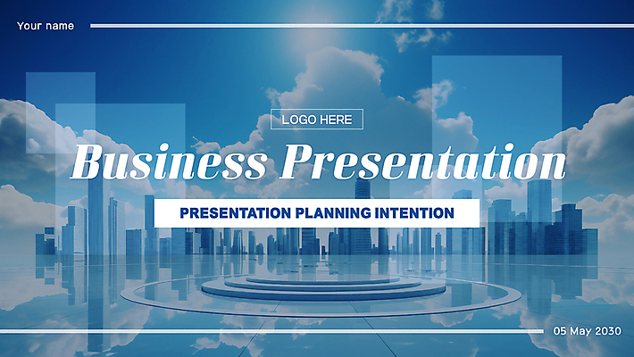 구름 템플릿 표지 비즈니스 하늘 타이포그라피 사람없음 건물 파란색 반사 도시 프레젠테이션 이미지템플릿 AI파일 자연요소 문자 건축물 컬러 파일형식 벡터