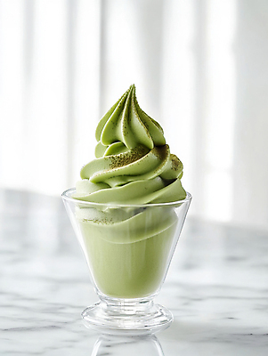 JPG 편집이미지 음식 아이스크림 잔 사람없음 커튼 대리석 말차 녹차맛 편집실사 AI포토 AI콘텐츠 식기 재료 디저트 차_음료 맛 녹차 CG 파일형식