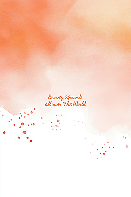 PSD 백그라운드 일러스트 추상 수채화 사람없음 번짐 다홍색 국내일러스트 컬러 무늬 파일형식 효과