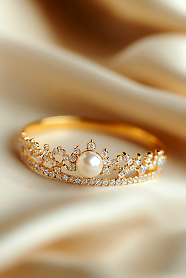 JPG 편집이미지 디자인 왕관 사람없음 장식 빛 금색 화려 황금 클래식 고급 우아함 크리스탈 진주 다이아몬드 편집실사 AI포토 AI콘텐츠 컬러 컨셉 광석 보석 CG 파일형식