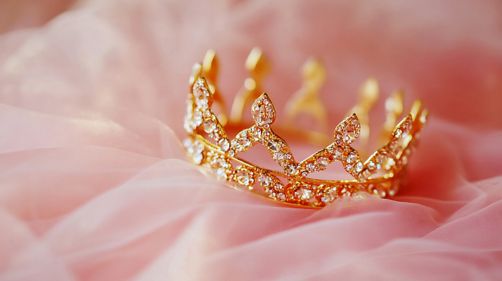 JPG 편집이미지 분홍색 왕관 사람없음 장식 빛 화려 황금 클래식 고급 우아함 다이아몬드 편집실사 AI포토 AI콘텐츠 컬러 컨셉 보석 CG 파일형식