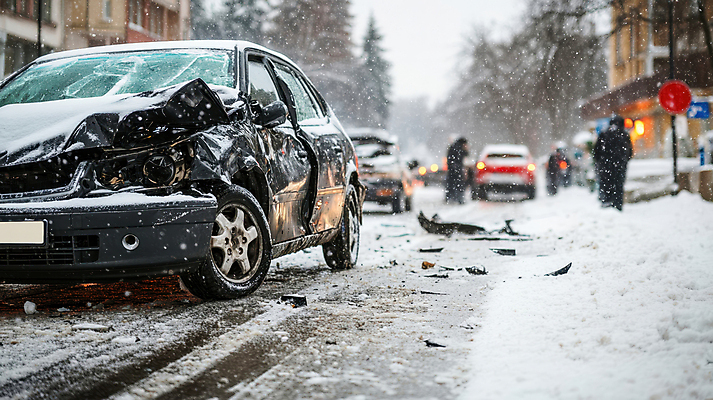 JPG 나무 편집이미지 실루엣 도로 겨울 자동차 사람 여러명 손상 파편 위험 교통사고 빙판 눈길 자동차사고 빙판길 차사고 편집실사 AI포토 AI콘텐츠 식물 계절 길 육상교통 다수 컨셉 교통시설 눈_날씨 촬영기법 사건 CG 파일형식