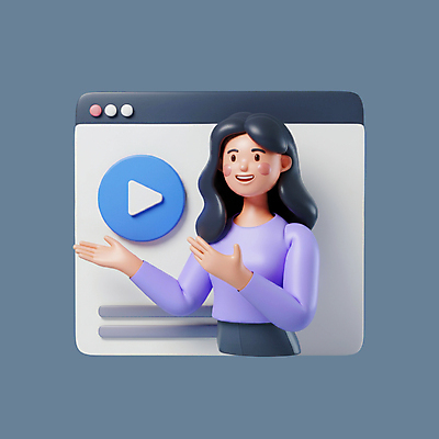 PSD 편집이미지 여자 설명 한명 웃음 손짓 상반신 성인 3D 손들기 남색 검색 재생 온라인 인터넷창 성인여자한명만 편집3D 1 컬러 인터넷 모션 표정 사람 디지털합성 여자한명만 성인여자만 파일형식