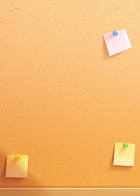 JPG 편집이미지 백그라운드 사람없음 갈색 압정 포스트잇 질감 코르크 메모판 코르크보드 편집실사 AI포토 AI콘텐츠 컬러 알림판 사무용품 메모지 CG 파일형식