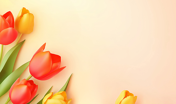 JPG 편집이미지 여러송이 따뜻함 사람없음 봄 튤립 화사함 감성 편집실사 AI포토 AI콘텐츠 계절 꽃 다수 컨셉 CG 파일형식