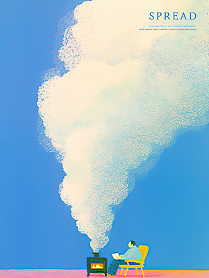 전신 PSD 남자 의자 일러스트 한명 앉기 성인 파란색 독서 연기 난로 성인남자한명만 확산 국내일러스트 1 컬러 가구 모션 사람 난방기 남자한명만 성인남자만 파일형식