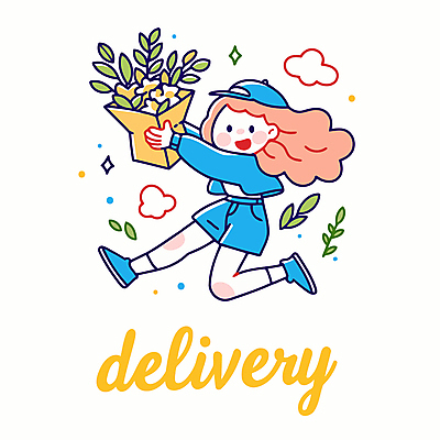 전신 구름 여자 꽃 행복 어린이 잎 일러스트 자연 한명 웃음 들기 소녀 점프 활기 꽃배달 캡모자 소녀한명만 일러캐릭터 AI파일 자연요소 식물 캐릭터 모자_잡화 1 감정 컨셉 모션 표정 사람 배송 생태계 여자한명만 소녀만 파일형식 벡터