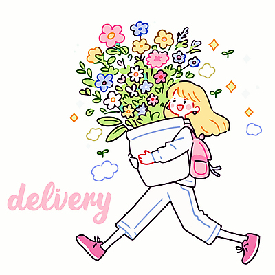 전신 구름 여자 꽃 행복 화분 어린이 가방 일러스트 자연 한명 웃음 들기 소녀 걷기 활기 꽃배달 소녀한명만 일러캐릭터 AI파일 자연요소 식물 캐릭터 1 잡화 감정 컨셉 모션 표정 사람 배송 생태계 여자한명만 소녀만 파일형식 벡터