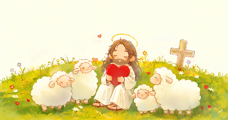 JPG 전신 남자 기독교 나비 십자가 꽃밭 일러스트 안기 한명 잔디 성인 봄풍경 하트 양 예수 웅크림 성인남자한명만 국내일러스트 AI일러스트 AI콘텐츠 모양 식물 1 꽃 종교 곤충 포유류 모션 사람 풍경 봄 신_종교 남자한명만 성인남자만 파일형식