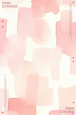 PSD 분홍색 백그라운드 일러스트 붓터치 추상 수채화 사람없음 사각형 국내일러스트 도형 컬러 무늬 파일형식