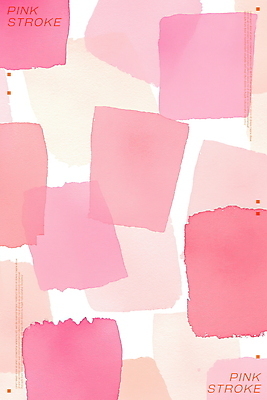 PSD 분홍색 백그라운드 일러스트 붓터치 추상 수채화 사람없음 사각형 국내일러스트 도형 컬러 무늬 파일형식