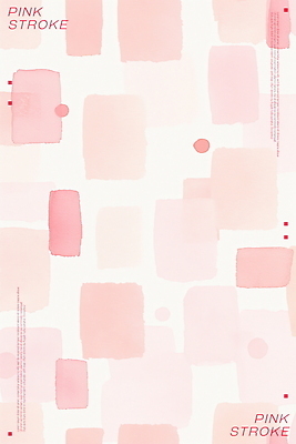 PSD 분홍색 백그라운드 일러스트 붓터치 추상 수채화 사람없음 사각형 국내일러스트 도형 컬러 무늬 파일형식