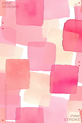 PSD 분홍색 백그라운드 일러스트 붓터치 추상 수채화 사람없음 사각형 블록 국내일러스트 도형 컬러 무늬 파일형식