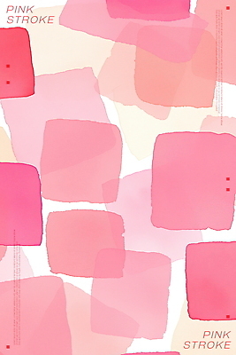 PSD 분홍색 백그라운드 일러스트 붓터치 추상 수채화 사람없음 사각형 국내일러스트 도형 컬러 무늬 파일형식