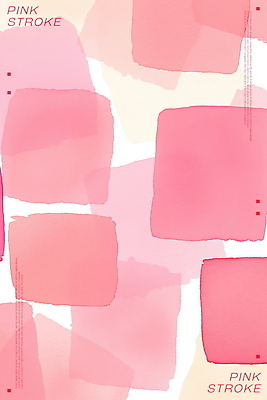 PSD 분홍색 백그라운드 일러스트 붓터치 추상 수채화 사람없음 사각형 국내일러스트 도형 컬러 무늬 파일형식