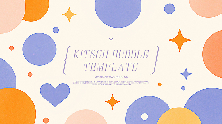 PSD 일러스트 프레임 사람없음 반짝임 하트 원형 심플 버블 베이지색 키치 국내일러스트 모양 도형 컬러 컨셉 모션 파일형식