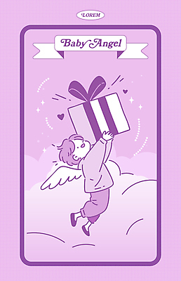 전신 구름 남자 어린이 날개 일러스트 천사 발렌타인데이 사랑 한명 소년 선물상자 반짝임 귀여움 보라색 하트 수호천사 소년한명만 국내일러스트 AI파일 자연요소 모양 1 감정 컬러 컨셉 모션 데이이벤트 선물 사람 상자 남자한명만 소년만 파일형식 벡터