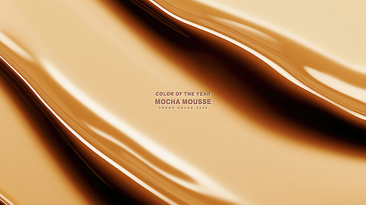 PSD 편집이미지 백그라운드 사람없음 갈색 크림 질감 광택 트렌드컬러 이미지편집 편집실사 2025트렌드 모카무스 컬러 유행 CG 파일형식 2025년