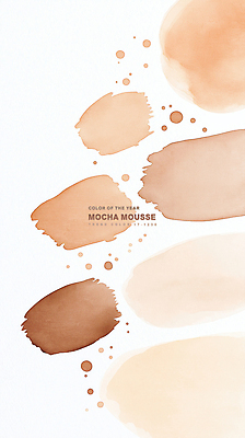 PSD 백그라운드 일러스트 붓터치 추상 수채화 사람없음 갈색 질감 번짐 국내일러스트 2025트렌드 모카무스 컬러 무늬 유행 파일형식 2025년 트렌드컬러 효과