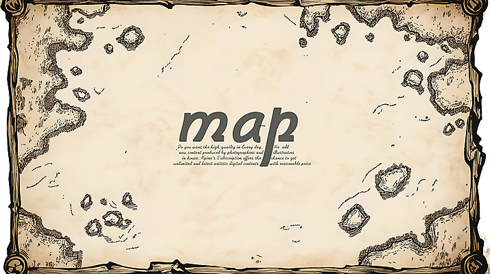 PSD 여행 지도 일러스트 사람없음 세계 탐험 빈티지 스케치 모험가 카피스페이스 국내일러스트 컨셉 미술 공백 파일형식