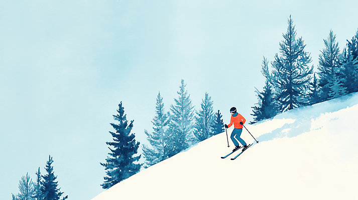 JPG 전신 나무 남자 설경 겨울 일러스트 자연 한명 풍경 성인 취미 레포츠 운동 숲속 헬멧 폴 성인남자한명만 스키타기 설산 국내일러스트 AI일러스트 AI콘텐츠 식물 1 계절 레저 스키 산 건강 사람 숲 보호장비 생태계 스키용품 남자한명만 성인남자만 파일형식