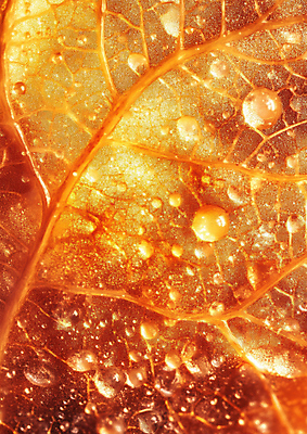 JPG 편집이미지 단풍 낙엽 겨울 자연 사람없음 물방울 확대 편집실사 AI컴퓨터그래픽 AI콘텐츠 계절 잎 CG 생태계 파일형식