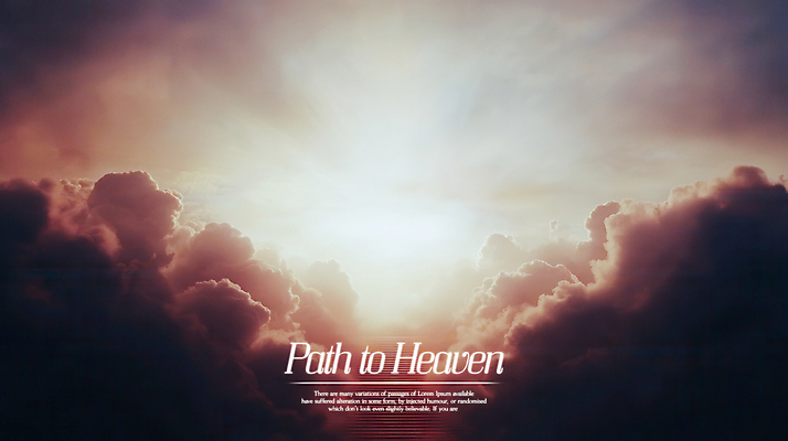 PSD 구름 편집이미지 기독교 하늘 사람없음 빛 계단 노을 신비 신성 천국 이미지편집 자연요소 종교 컨셉 파일형식