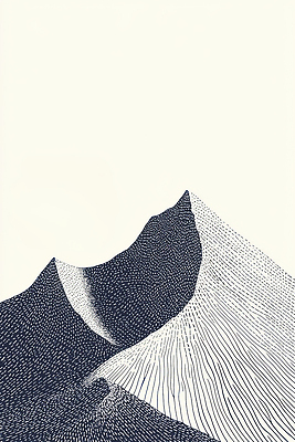 JPG 일러스트 산 풍경 사람없음 점묘화 국내일러스트 AI일러스트 AI콘텐츠 미술 파일형식