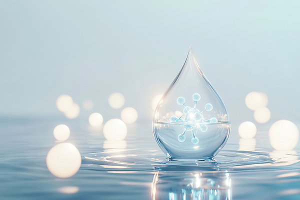 JPG 편집이미지 물결 하늘색 기술 사람없음 물 빛 반사 화장품 물방울 원형 디지털합성 광택 개발 안티에이징 화학구조 편집실사 AI컴퓨터그래픽 AI콘텐츠 자연요소 도형 파란색 뷰티 화학 CG 파일형식