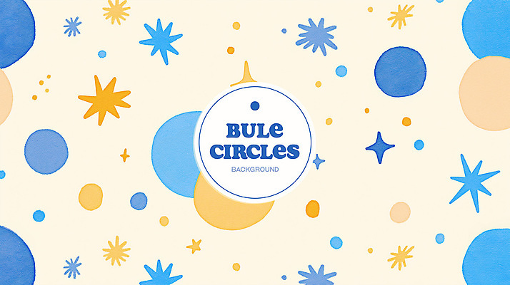 PSD 백그라운드 패턴 일러스트 추상 수채화 사람없음 파란색 반짝임 노란색 원형 번짐 국내일러스트 도형 컬러 무늬 모션 파일형식 효과