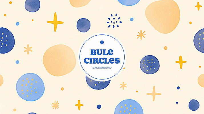 PSD 백그라운드 패턴 일러스트 추상 수채화 사람없음 파란색 반짝임 노란색 원형 번짐 국내일러스트 도형 컬러 무늬 모션 파일형식 효과