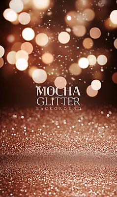 PSD 편집이미지 백그라운드 사람없음 반짝임 갈색 유행 가루 보케 심플 카피스페이스 2025년 트렌드컬러 이미지편집 모카무스 컬러 모션 공백 연도 파일형식