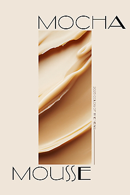 PSD 편집이미지 디자인 백그라운드 사람없음 뷰티 유행 화장품 크림 질감 부드러움 광택 스킨케어 베이지색 보습크림 2025년 트렌드컬러 이미지편집 모카무스 컬러 감각 연도 파일형식