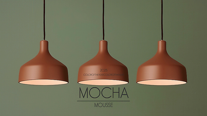 PSD 편집이미지 조명 사람없음 인테리어 갈색 유행 세개 오브젝트 모던 2025년 미니멀 트렌드컬러 이미지편집 모카무스 디자인 컬러 3 연도 파일형식