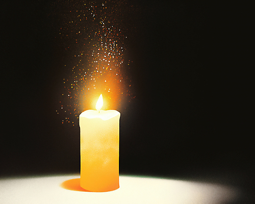 JPG 캠페인 일러스트 초 촛불 불꽃 사람없음 빛 노란색 검은색 희망 기도 사회 사회이슈 시위 이슈 촛불시위 추모 국내일러스트 AI일러스트 AI콘텐츠 감정 컬러 컨셉 불 공동체 파일형식