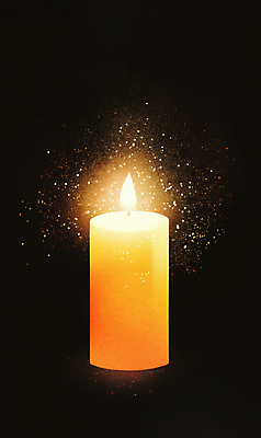 JPG 캠페인 일러스트 초 촛불 불꽃 사람없음 빛 노란색 검은색 희망 기도 사회 사회이슈 시위 이슈 촛불시위 추모 국내일러스트 AI일러스트 AI콘텐츠 감정 컬러 컨셉 불 공동체 파일형식