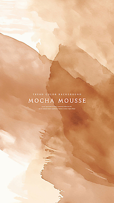 PSD 백그라운드 일러스트 붓터치 추상 수채화 사람없음 갈색 질감 트렌드컬러 국내일러스트 2025트렌드 모카무스 컬러 무늬 유행 파일형식 2025년