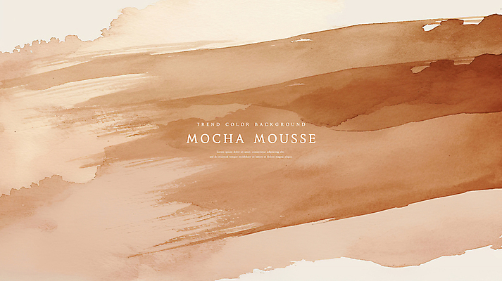 PSD 백그라운드 일러스트 붓터치 추상 수채화 사람없음 갈색 질감 트렌드컬러 국내일러스트 2025트렌드 모카무스 컬러 무늬 유행 파일형식 2025년