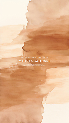 PSD 백그라운드 일러스트 붓터치 추상 수채화 사람없음 갈색 질감 트렌드컬러 국내일러스트 2025트렌드 모카무스 컬러 무늬 유행 파일형식 2025년