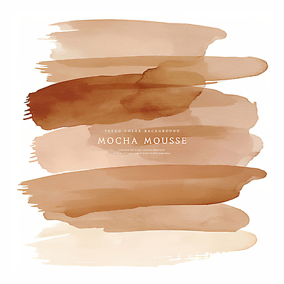 PSD 백그라운드 일러스트 붓터치 추상 수채화 사람없음 갈색 질감 트렌드컬러 국내일러스트 2025트렌드 모카무스 컬러 무늬 유행 파일형식 2025년