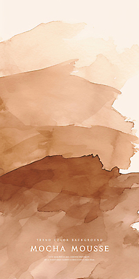 PSD 백그라운드 일러스트 붓터치 추상 수채화 사람없음 갈색 질감 트렌드컬러 국내일러스트 2025트렌드 모카무스 컬러 무늬 유행 파일형식 2025년