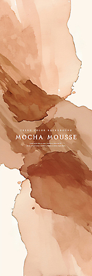 PSD 백그라운드 일러스트 붓터치 추상 수채화 사람없음 갈색 질감 트렌드컬러 국내일러스트 2025트렌드 모카무스 컬러 무늬 유행 파일형식 2025년