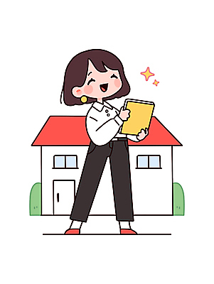 전신 여자 일러스트 부동산 안내 주택 한명 서기 미소 들기 성인 책 반짝임 중개업자 성인여자한명만 국내일러스트 AI파일 1 모션 표정 사람 건물 재산 경영자 여자한명만 성인여자만 파일형식 벡터