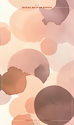 PSD 백그라운드 일러스트 수채화 사람없음 갈색 번짐 2025년 트렌드컬러 국내일러스트 2025트렌드 모카무스 컬러 유행 연도 파일형식 효과