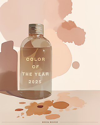 PSD 일러스트 유리병 수채화 잉크 그림자 사람없음 갈색 유행 오브젝트 번짐 감성 목업 2025년 트렌드컬러 국내일러스트 2025트렌드 모카무스 컬러 컨셉 병_용기 연도 파일형식 효과