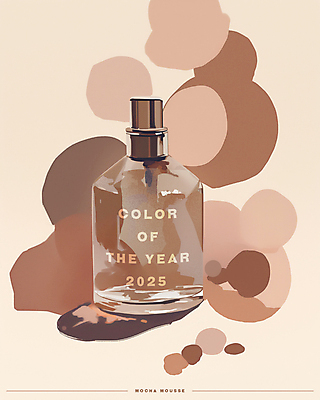 PSD 일러스트 유리병 수채화 잉크 사람없음 갈색 유행 오브젝트 번짐 감성 목업 2025년 트렌드컬러 국내일러스트 2025트렌드 모카무스 컬러 컨셉 병_용기 연도 파일형식 효과