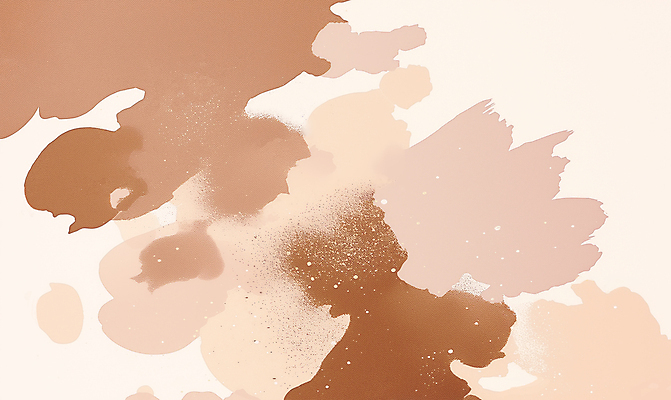 JPG 백그라운드 일러스트 붓터치 수채화 잉크 사람없음 갈색 유행 번짐 2025년 트렌드컬러 국내일러스트 2025트렌드 모카무스 AI일러스트 AI콘텐츠 컬러 연도 파일형식 효과