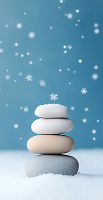 JPG 편집이미지 겨울 눈꽃 사람없음 파란색 조약돌 쌓인눈 눈내림 카피스페이스 편집실사 젠 AI포토 AI콘텐츠 계절 컬러 눈_날씨 쌓기 공백 돌_바위 CG 파일형식