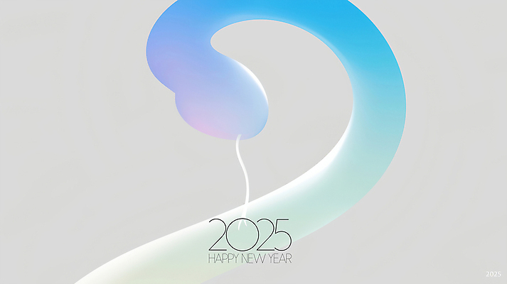 PSD 디자인 곡선 일러스트 사람없음 그래픽 뱀띠 해피뉴이어 홀로그램 2025년 을사년 국내일러스트 푸른뱀 선 새해인사 십이지신 뱀 연도 파일형식